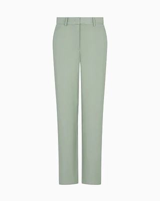 Armani Exchange - Straight viscose trousers, Woman, Green, Size: