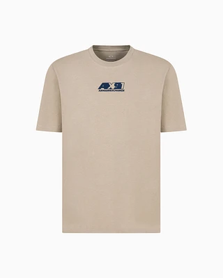 Armani Exchange - ASV Organic Cotton Regular Fit T-Shirt, Man, Beige, Size: