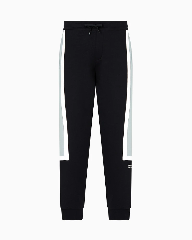 Armani Exchange - Jogger pants with contrasting stripes, Man, Black, Size: