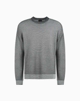 Armani Exchange - Dégradé effect ribbed cotton sweater, Man, Green, Size: