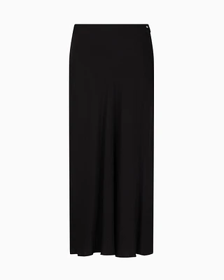 Armani Exchange - Long Skirts, Woman, Black, Size: