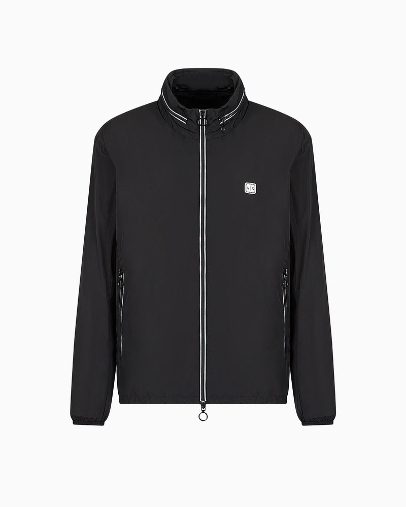 Armani Exchange - Jacket with contrasting nylon piping, Man, Black, Size: