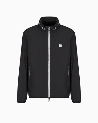 Armani Exchange - Jacket with contrasting nylon piping, Man, Black, Size: