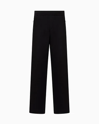 Armani Exchange - Bonded Stretch Fleece Joggers, Man, Black, Size:
