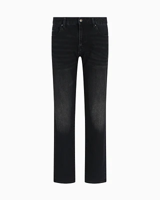 Armani Exchange -  J13 slim fit jeans cotton denim, Man, Black, Size: