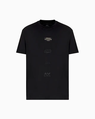Armani Exchange - ASV Regular Fit T-Shirt, Man, Black, Size: