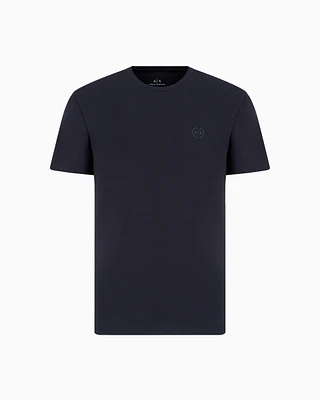 Armani Exchange - Slim fit jersey t-shirt, Man, Navy_blue, Size: XXL