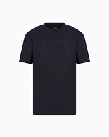 Armani Exchange - Regular fit jersey T-shirt, Man, Navy Blue, Size: