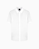 Armani Exchange - Regular fit short sleeve shirt, Man, White, Size: