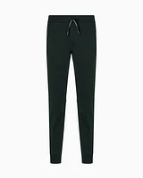 Armani Exchange - Soft yarn jogger pants with logo, Man, Green, Size: M