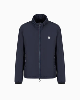 Armani Exchange - Jacket with contrasting nylon piping, Man, Navy Blue, Size:
