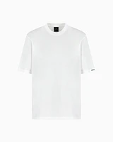 Armani Exchange - Short-sleeved sweatshirt with logo, Man, White, Size: