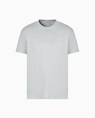 Armani Exchange - Regular fit T-shirt with ASV logo, Man, Grey, Size: