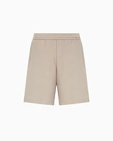 Armani Exchange - Basic Bermuda in stretch fabric, Man, Beige, Size: L