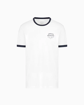Armani Exchange - ASV Organic Cotton Regular Fit T-Shirt, Man, White, Size:
