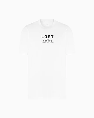 Armani Exchange - Lost sound slim fit t-shirt, Man, White, Size: