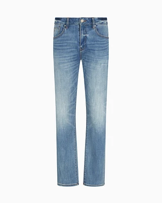 Armani Exchange -  J13 slim fit jeans cotton denim, Man, Blue, Size:
