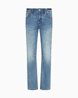 Armani Exchange -  J13 slim fit jeans cotton denim, Man, Blue, Size: