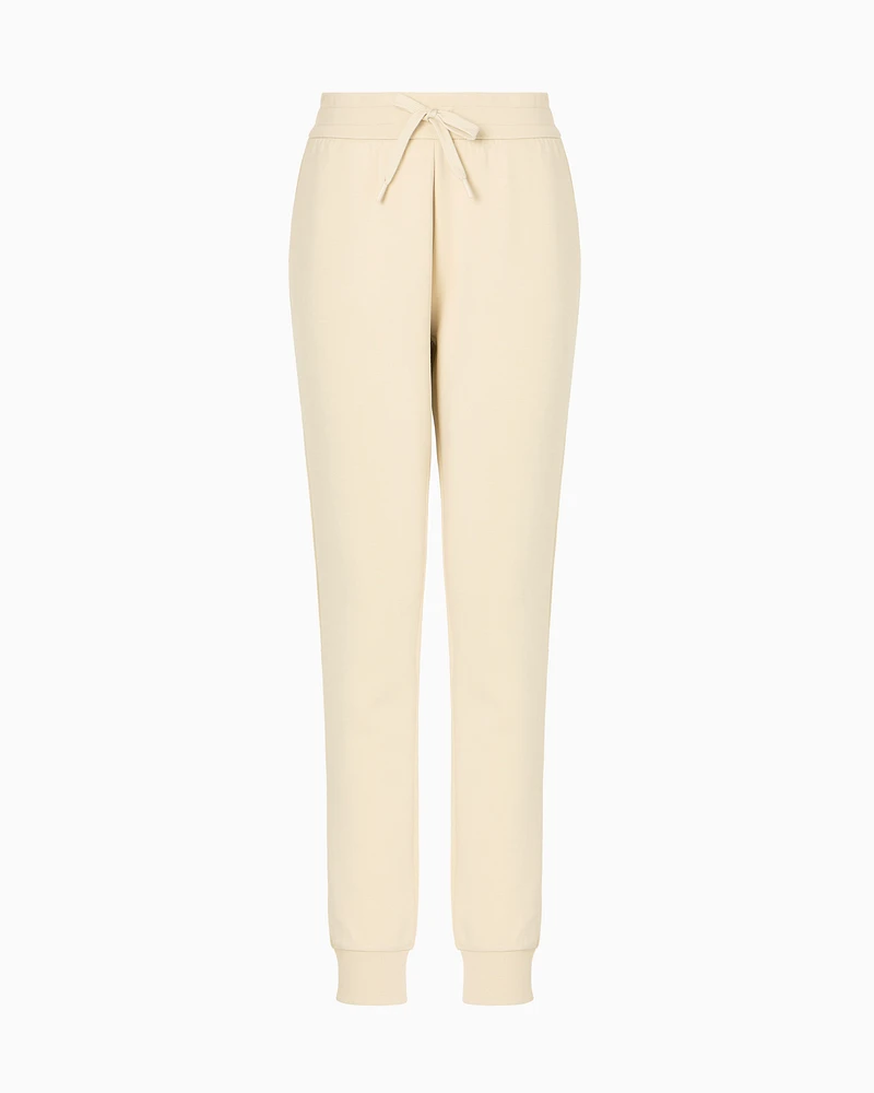 Armani Exchange - Icon Jogger Pants, Woman, Beige, Size: