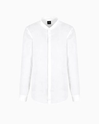 Armani Exchange - Classic Shirts, Man, White, Size: