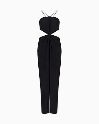 Armani Exchange -  Jumpsuit with cut out, Woman, Black, Size: