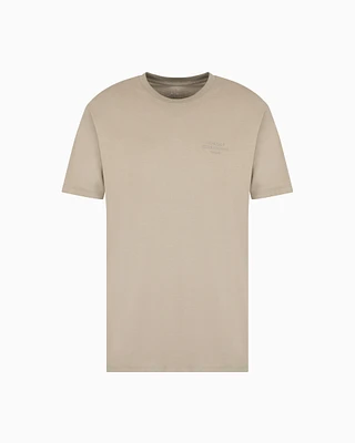 Armani Exchange - Regular fit basic t-shirt, Man, Beige, Size:
