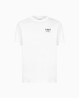 Armani Exchange - Regular fit T-shirt with print on the chest, Man, White, Size: