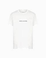 Armani Exchange - Regular fit T-shirt with embossed logo, Man, White, Size: