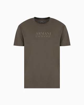 Armani Exchange - Regular fit T-shirt with ASV logo, Man, Green, Size: