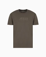 Armani Exchange - Regular fit T-shirt with ASV logo, Man, Green, Size: