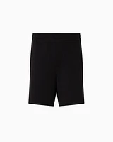 Armani Exchange - Basic Bermuda stretch fabric, Man, Black, Size: