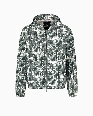 Armani Exchange - ASV Hooded Bomber Jacket, Man, Green, Size: