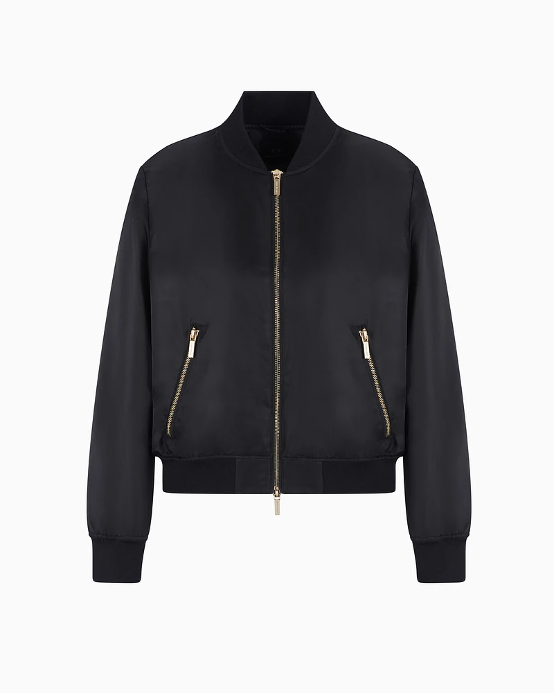 Armani Exchange - Bomber jacket, Woman, Black, Size: