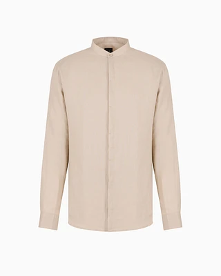 Armani Exchange - Casual Shirts, Man, Beige, Size: S
