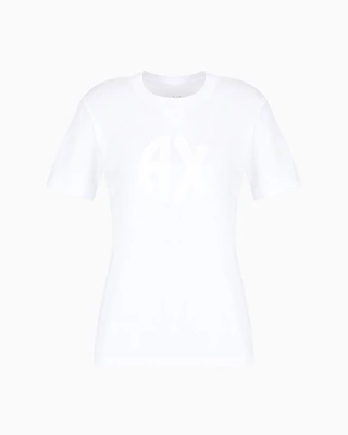 Armani Exchange - Regular Fit T-Shirts, Woman, White, Size: