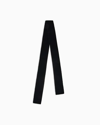 Emporio Armani - Velvet bow tie, Man, Black, Size: TU
