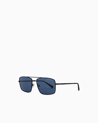 Armani Exchange - Men’s aviator sunglasses, Man, Blue, Size: 57L