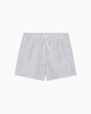 Armani Exchange - Patterned boxer costume, Man, White, Size: