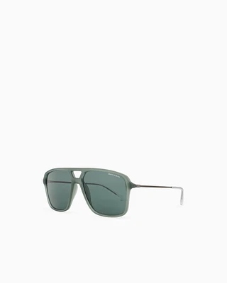 Armani Exchange - Sunglasses, Man, Green, Size: 59L