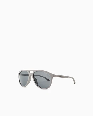 Armani Exchange - Men’s aviator sunglasses, Man, Grey, Size: 59L
