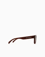 Armani Exchange - Irregular-shaped women’s sunglasses , Woman, Brown, Size: 54L