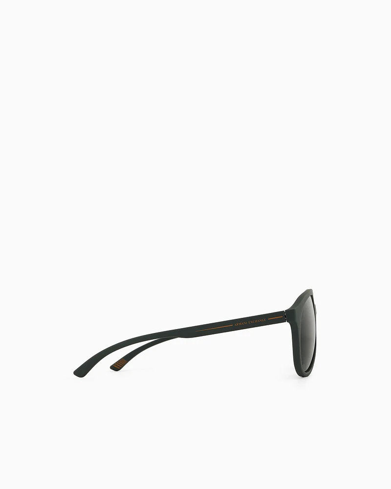 Armani Exchange - Men’s aviator sunglasses, Man, Green, Size: 59L