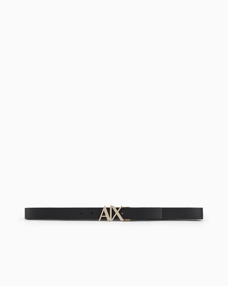 Armani Exchange - Double-sided leather belt, Man, Black, Size: