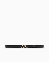 Armani Exchange - Double-sided leather belt, Man, Black, Size: