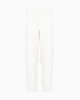Armani Exchange - Bonded cotton joggers, Man, White, Size: