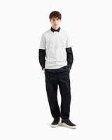 Armani Exchange - Regular fit mercerised cotton T-shirt, Man, White, Size: