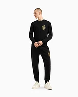 Armani Exchange - Crewneck Sweater, Man, Black, Size: