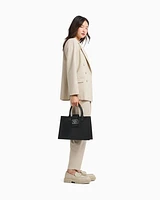 Armani Exchange - Twill pleated trousers, Woman, Beige, Size: