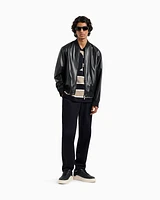 Armani Exchange - Shiny faux leather jacket, Man, Black, Size:
