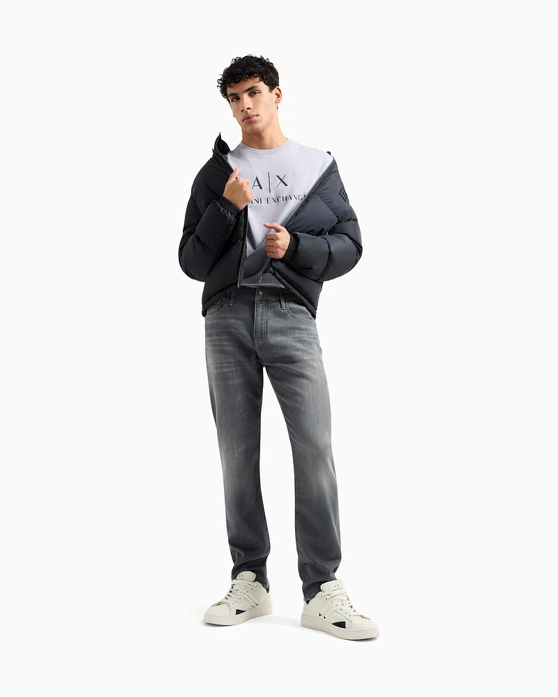Armani Exchange - Slim Jeans, Man, Grey, Size:
